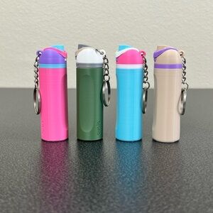 Set of 4 Owala Bottle Keychains Cute & Practical